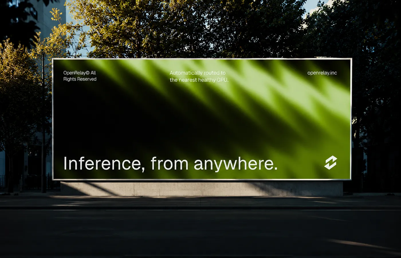 OpenRelay out-of-home concept